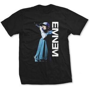 Eminem Womens T Shirt Mic Pose